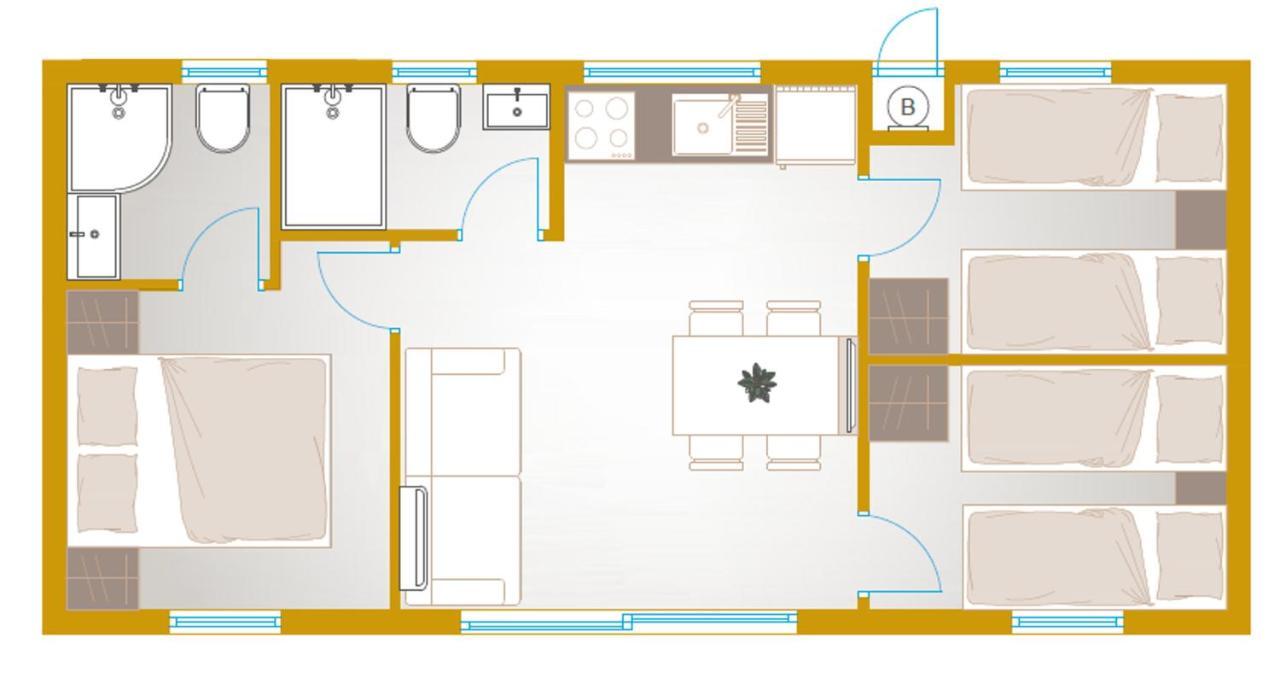 Mobile Homes At Camping Ugljan Resort מראה חיצוני תמונה